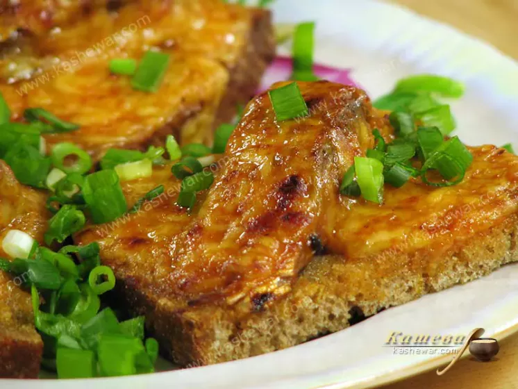 Appetizer with Fish and Cheese – recipe with photo, German cuisine