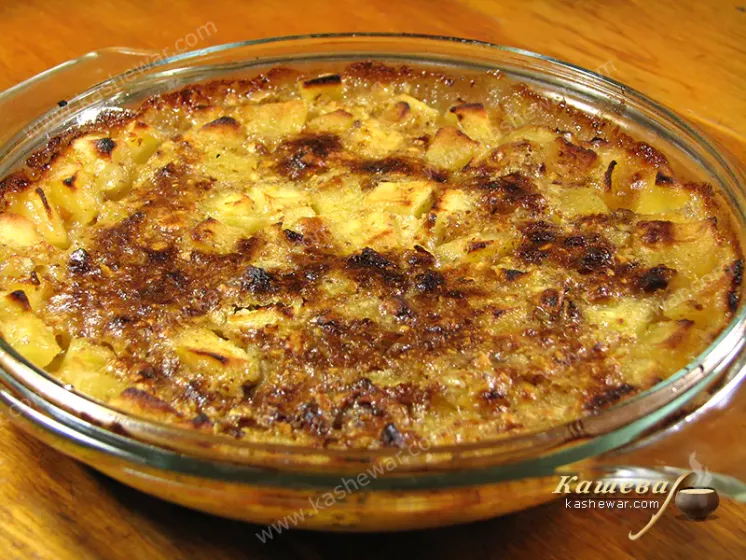 Apple casserole - recipe with photo, Swedish cuisine