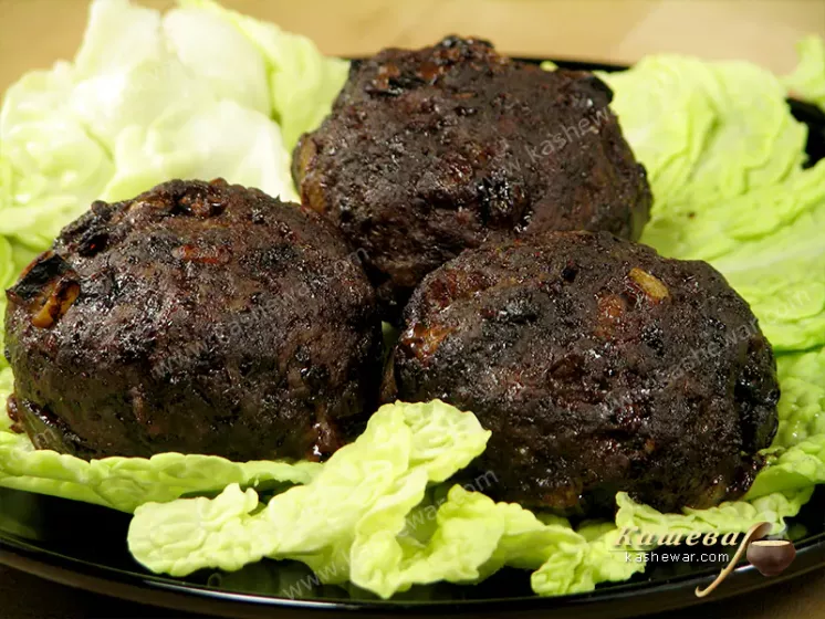 Zrazy with liver - recipe with photo, Belarusian cuisine