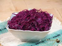 Червонокачанна маринована капуста – рецепт з фото, українська кухня